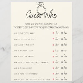 Adivinha Quem Joga De Chá de panela