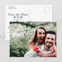 Adivinha quem vai se casar com o cartão postal