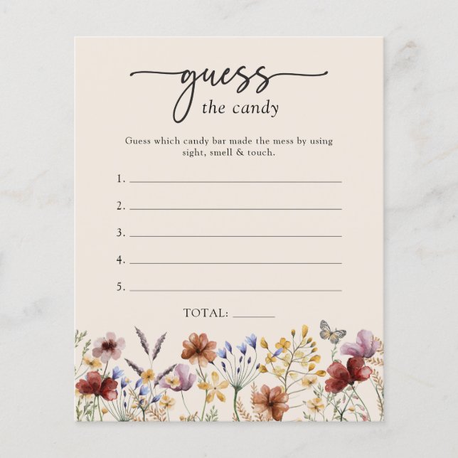 Adivinhe o Jogo do Bebê Doce (Frente)