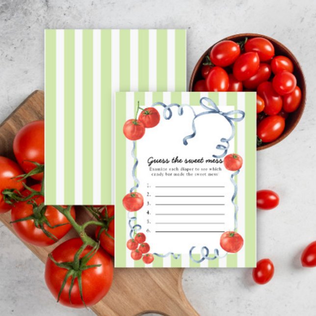 Adivinhe o jogo Sweet Mess - Tomate (Criador carregado)