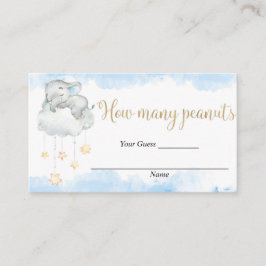 Adivinhe quantos cartões de amendoins inserem o ch