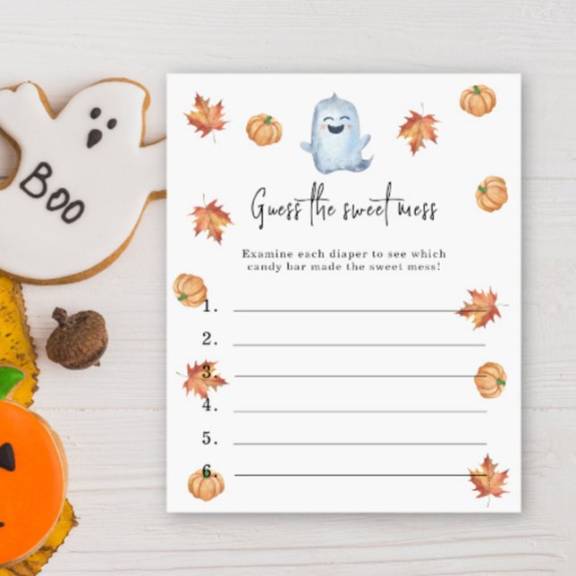 Adivinhem a doce bagunça - jogo de chá de fraldas (Criador carregado)