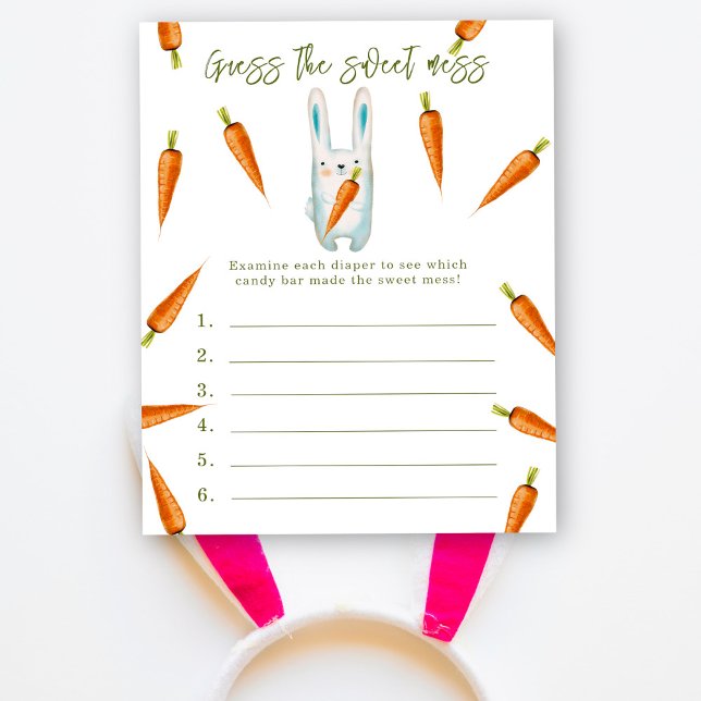 Adivinhem a doce bagunça - jogo de chá de fraldas  (Criador carregado)