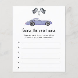 Adivinhem a suave confusão - jogo de chá de fralda