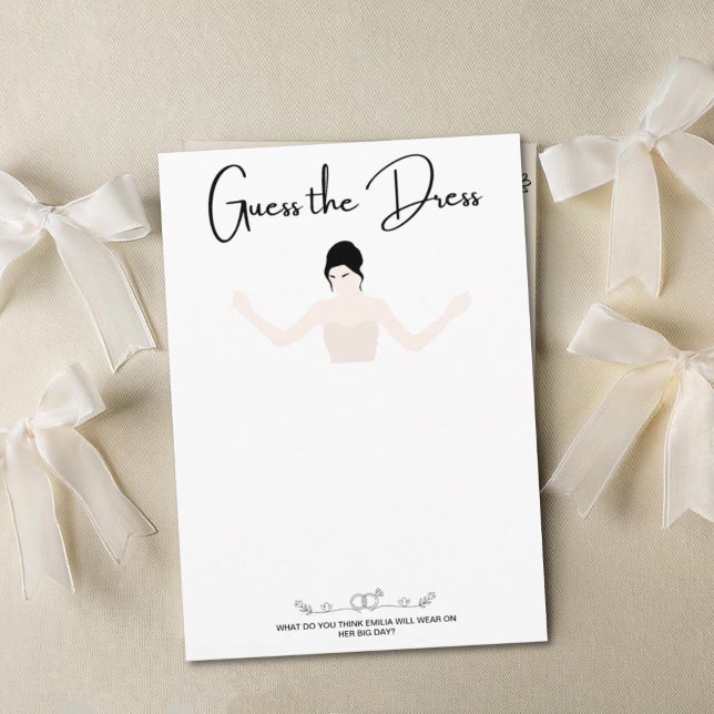 Adivinhem o cartão dos jogos (Guess the Dress)