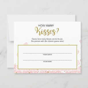 Adivinhem Quantos Beijos Chá de panela   Rosa Dour