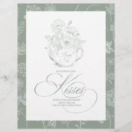 Adivinhem quantos beijos o jogo do Chá de panela