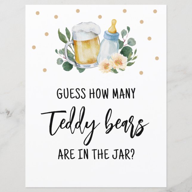 Adivinhem Quantos Ursos de Teddy Candies Assinam J (Frente)