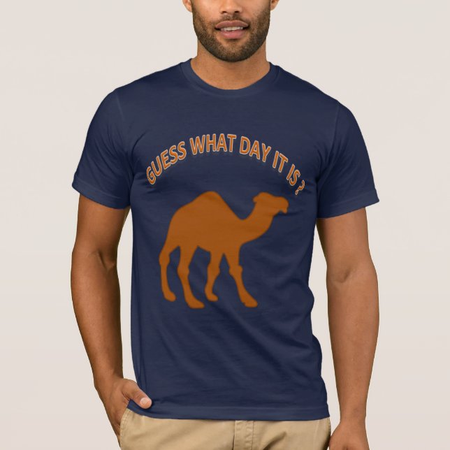 Adivinhem que dia é - Camelo Hump Day - Camisa de  (Frente)