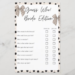 Adivinhem quem dá noiva dos jogos de chá de panela