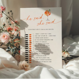 Adivinhem Quem Disse Isso Aperol Spritz Jogo De Ch