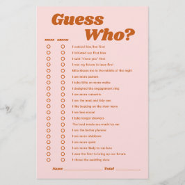 Adivinhem quem é o jogo de Chá de panela do Disco