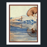 "Admiração" Art Deco Impressão por Jacque Declerc<br><div class="desc">impressão de Arte de Paris,  de 1920,  "Almiração",  por Jacque Declerc-16x20</div>