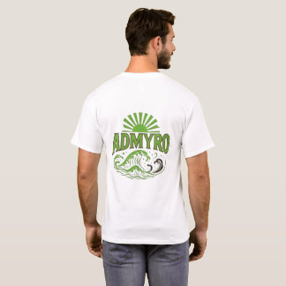 Admyro Waves T-Shirt - Logotipo Front & Back Des