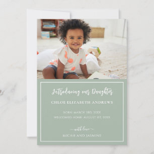 Adoção Anúncio Sage Greve Verde e Branca