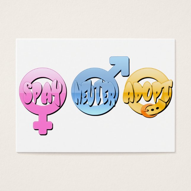 Adoção do Spay Neuter (Frente)