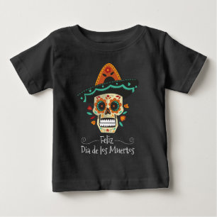Adoce o crânio com a camisa de Chapéu Diâmetro 