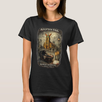 Adoption Fail Camiseta Escura Feminina