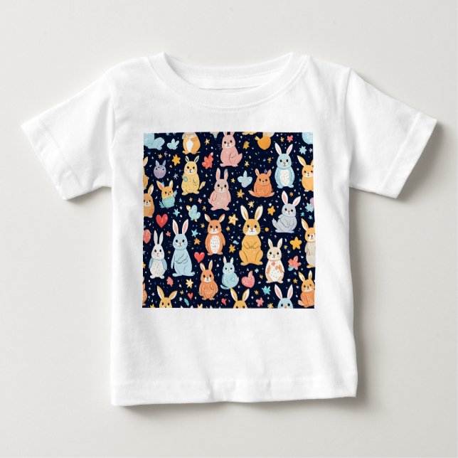 Adorable Soft Pastel Baby Animal T-Shirt (Frente)