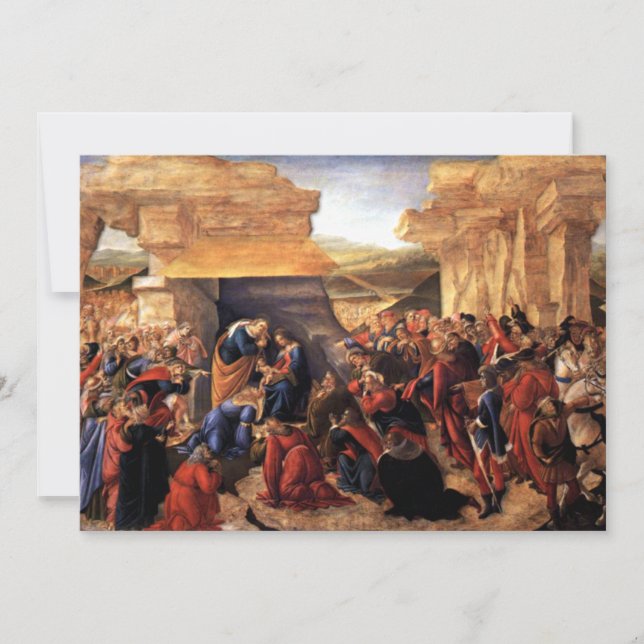 Adoração do Magi - Botticelli (Frente)