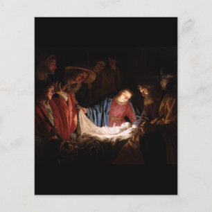 Adoração dos Pastores por Honthorst