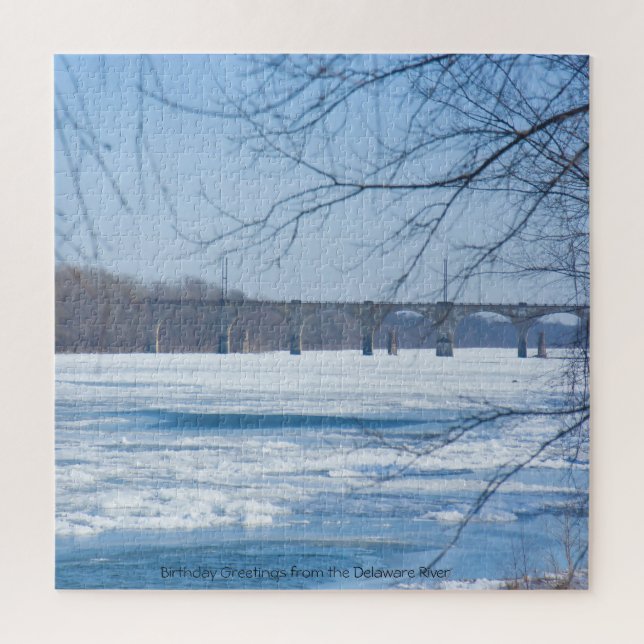 Adoramos a Quebra-cabeça do rio Delaware (Vertical)