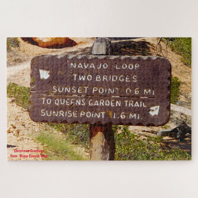 Adoramos Bryce Canyon Utah Jigsera Quebra-cabeça (Horizontal)