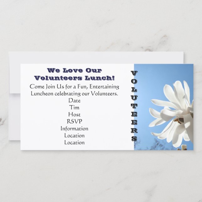 Adoramos Nossos VOLUNTÁRIOS Almoçar Obrigados (Frente)