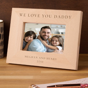 Adoramos Seu Presente De Foto Personalizado Do Pai
