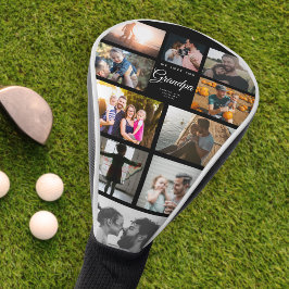 Adoramos Vovô Família Foto Colagem Legal Golfer