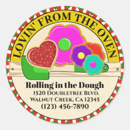 Adorando do adesivo de Comida Forno