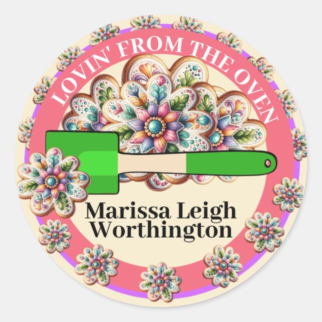 Adorando do adesivo de Comida Forno (Frente)