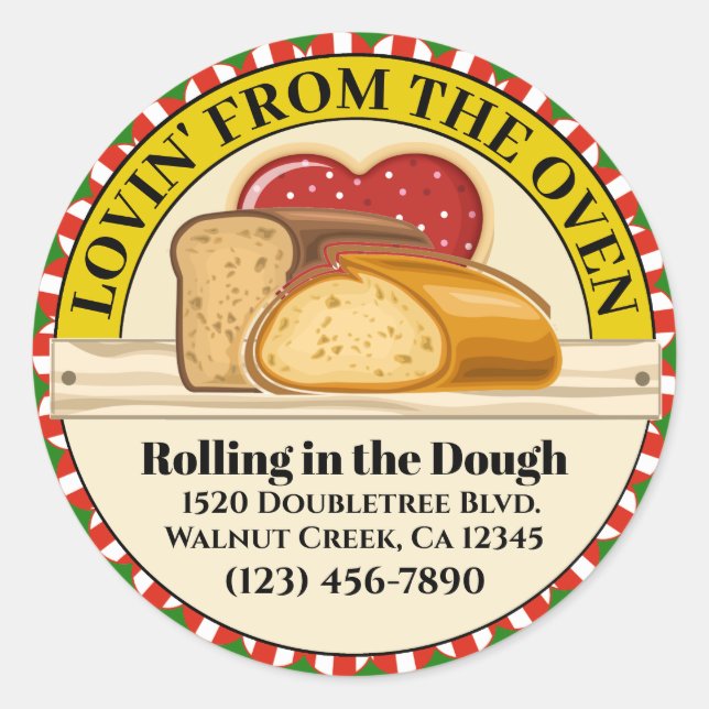 Adorando do adesivo de Comida Forno (Frente)