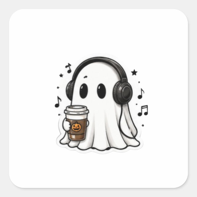 Adoráveis Adesivos de Fantasminha (Frente)
