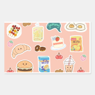Adoráveis Adesivos Digitais de Comida | Download I