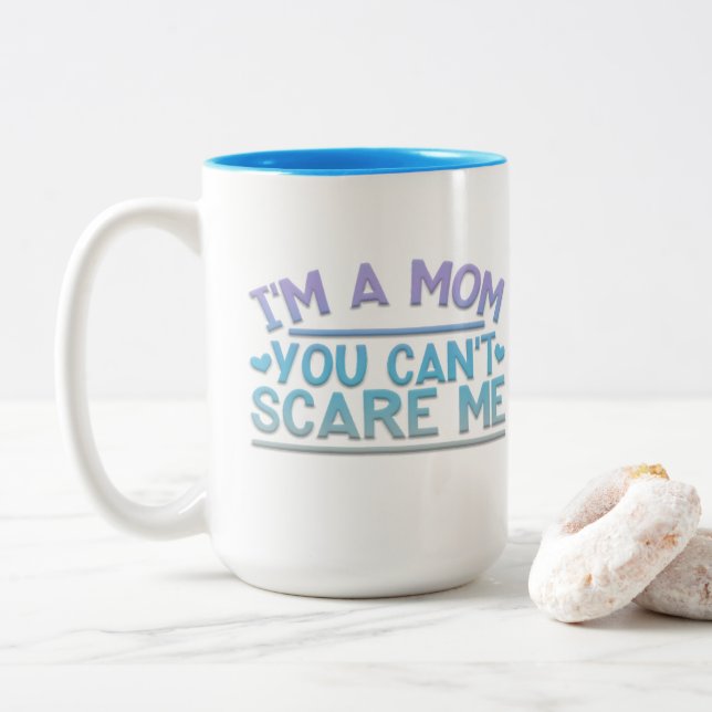 Adoráveis Engraçados, sou uma mãe, uma caneca de c (Com Donut)