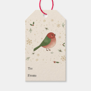 Adoráveis Etiquetas de Presente de Natal com Anima