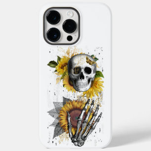 Adoráveis Halloween Skull e Sunflower
