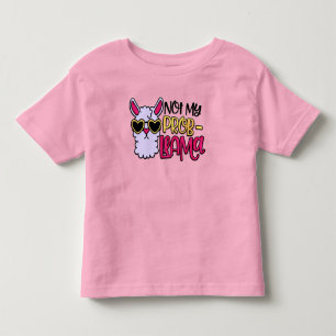 Adoráveis Lama Ama Não Meu Problema T-Shirt