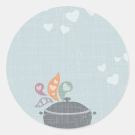 Adorável adesivos de etiqueta de presente para pot
