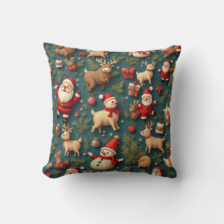 Adorável almofada de travesseiro de Natal