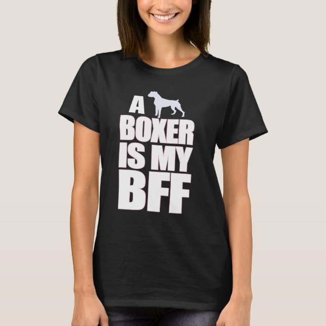 Adorável Camisa de Cachorro Boxer Amante (Frente)