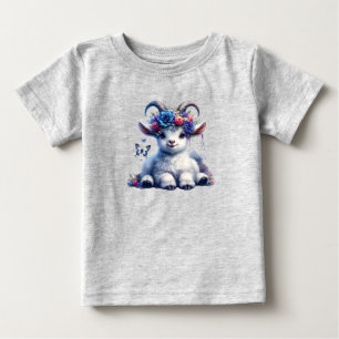 Adorável Camiseta Adorável De Cabra Toddler