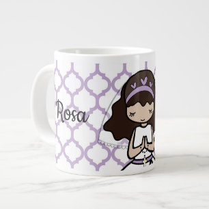 Adorável caneca da primeira comunhão