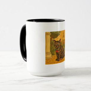 Adorável caneca de café do Sião