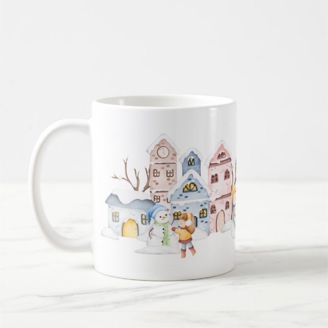 Adorável caneca de Natal (Esquerda)