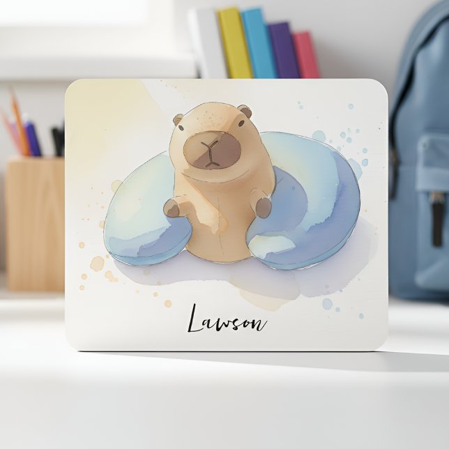 Adorável Capivara Mouse Pad  (Criador carregado)