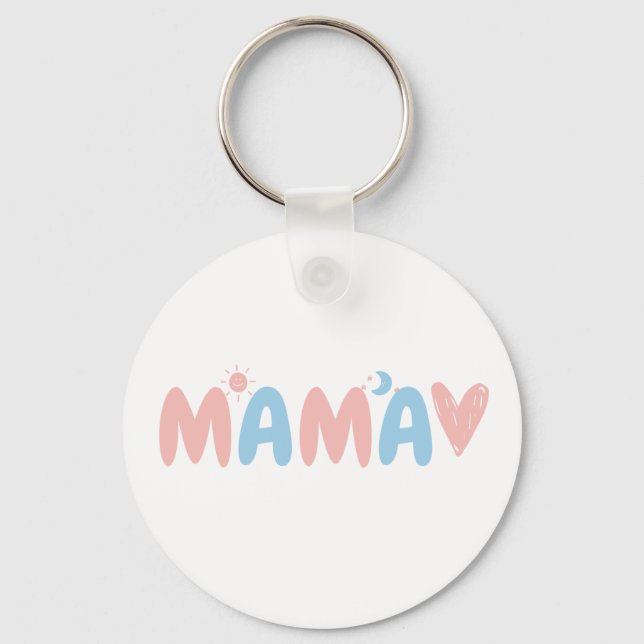 Adorável Chaveiro da Sun&Moon MAMA (Frente)