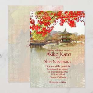 Adorável Convite Personalizado De Casamento Pensa