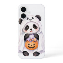 Adorável Fantasma de Halloween Panda Abóbora Doce